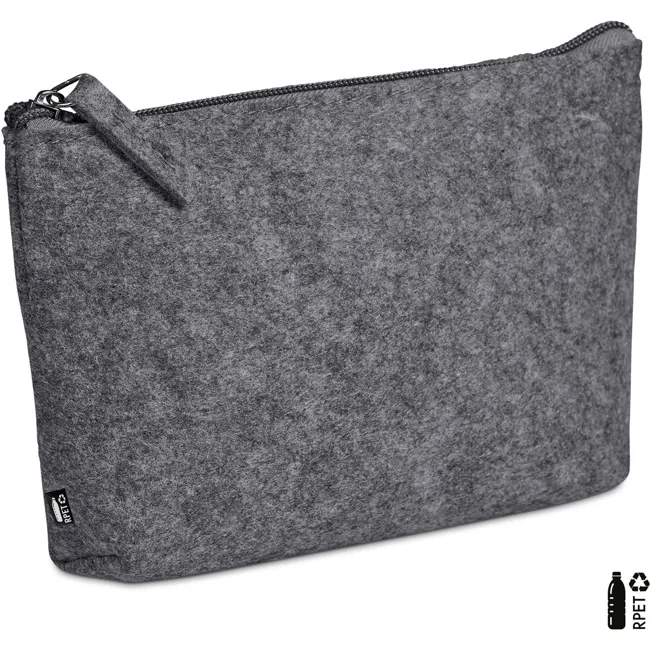 Product image for Okiyo Kesho Recycled PET Felt Accessory Bag (BG-OK-427-B)