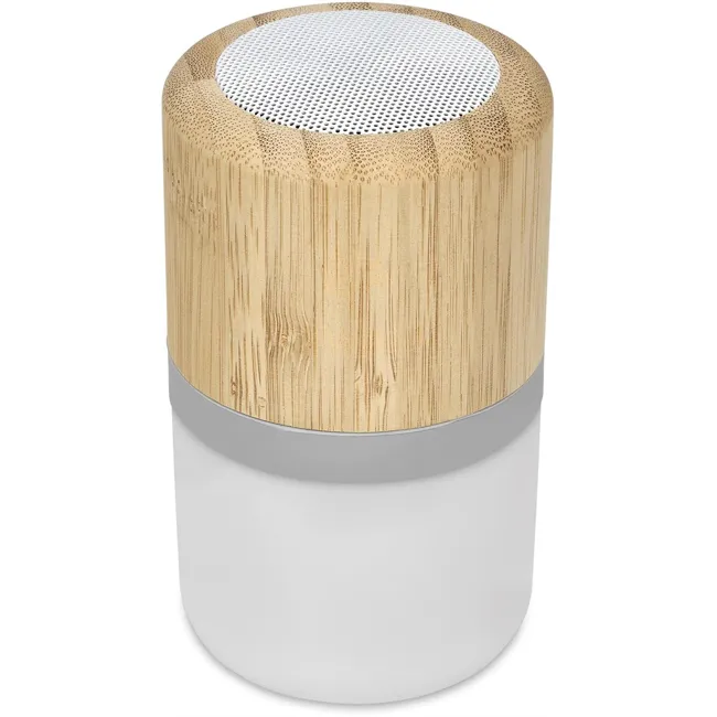 Okiyo Heiwa Bamboo Bluetooth Speaker & Night Light (MT-OK-398-B)